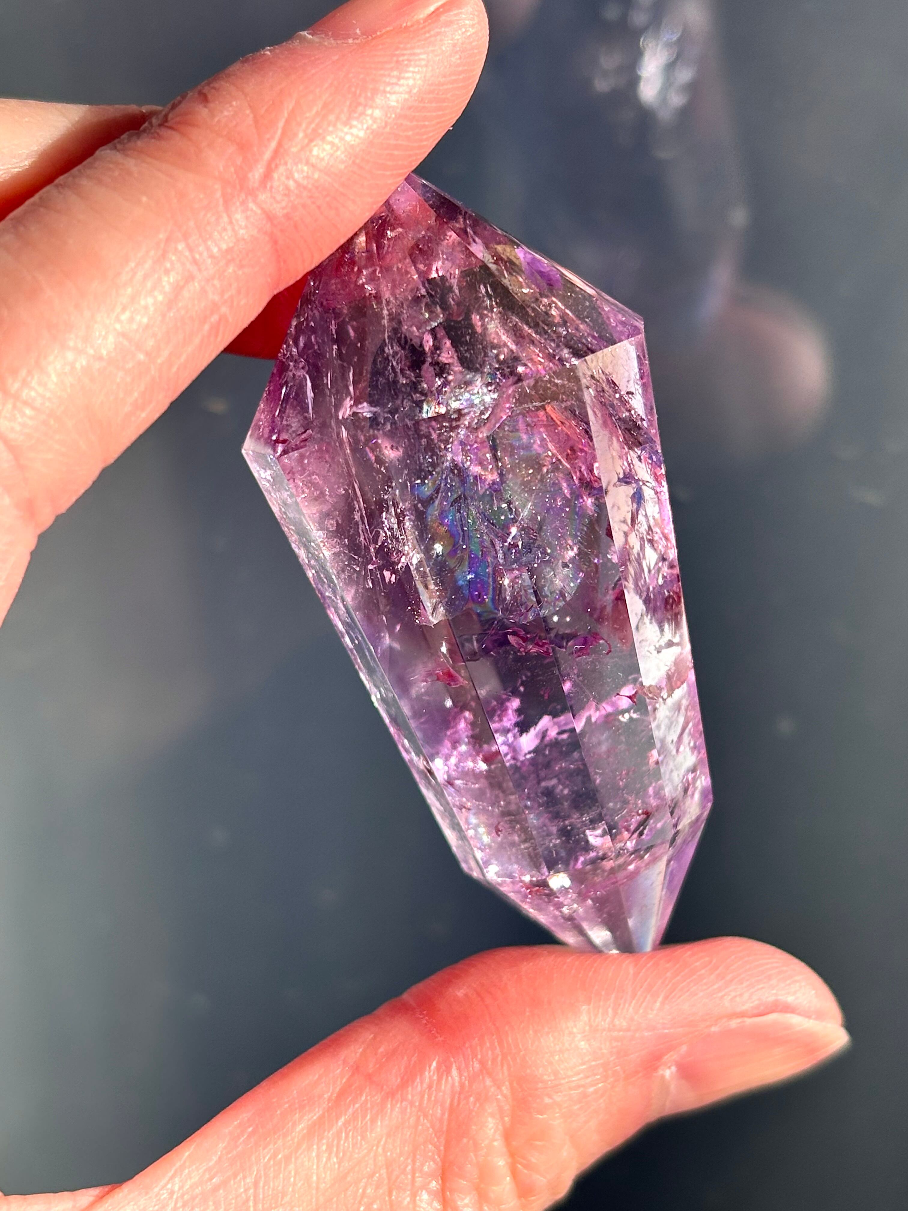 ピンククォーツ（ピンクアゼツライト）スフィア 台座付き Pink Azeztulite From マダガスカル🇲🇬 第二便も届きました🩷 12日