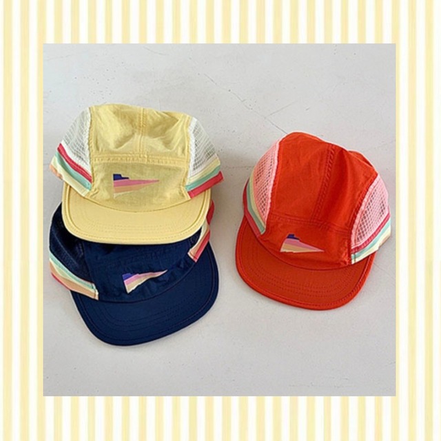 ★即納★56cm OKキャップ  blue/orange【DUDIE】