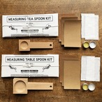 計量スプーン　小さじ5ml を手作りする　手作りキット    WOODEN MEASURING TEA SPOON CARVING KIT