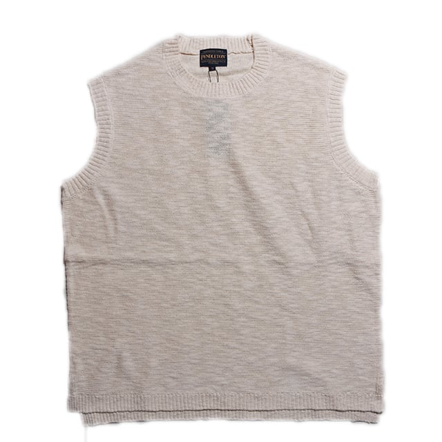 PENDLETON VEST ペンドルトン コットンニットベスト（o.white）（Black