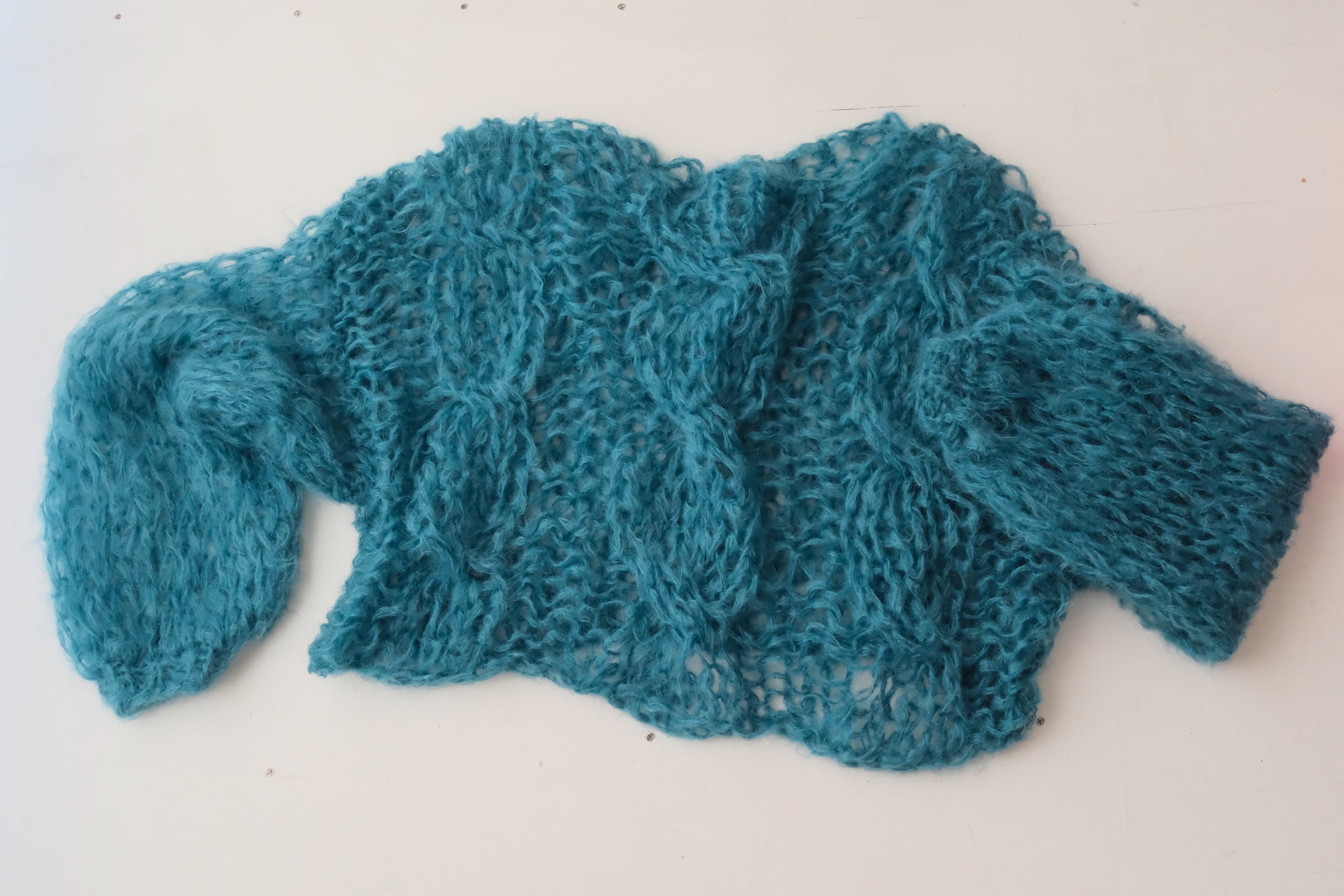 [ham様］amuamu see-through cable pullover ham様］amuamu see-through cable pullover