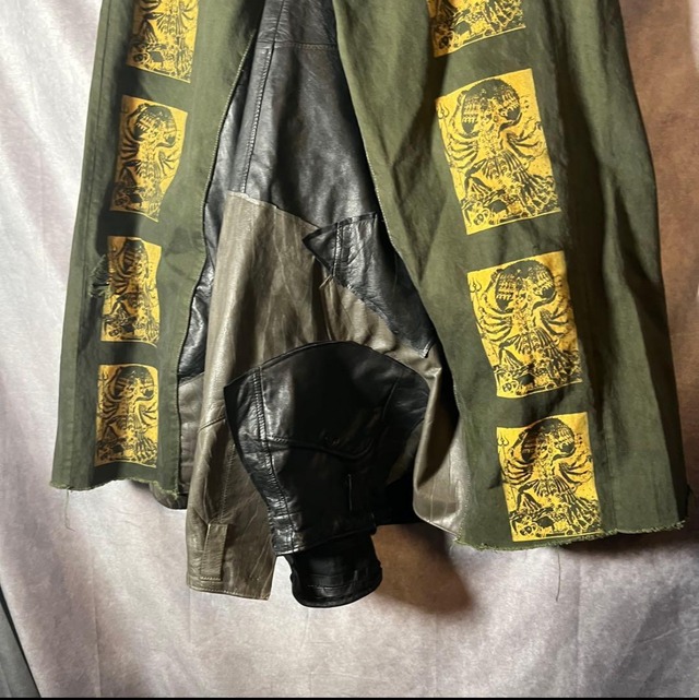 leather docking design skirt