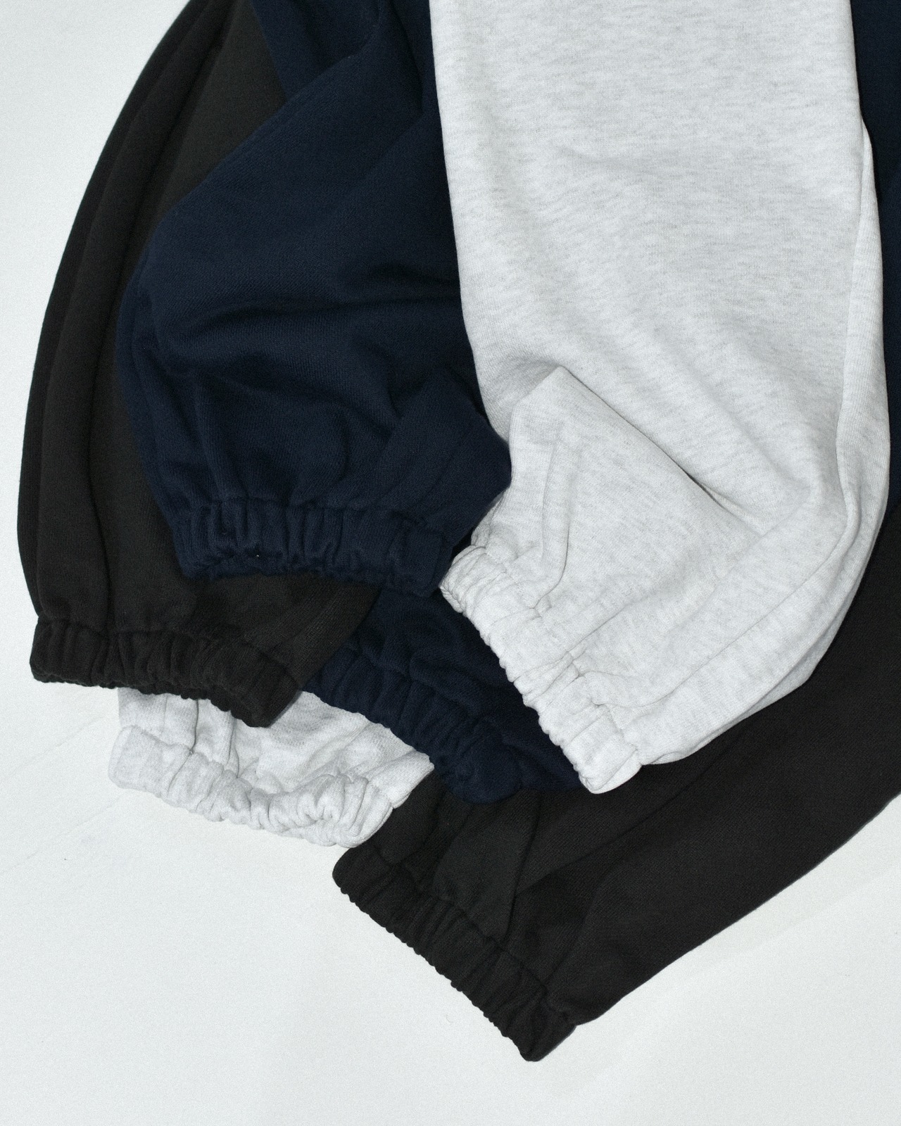 バーガージムスウェットロングパンツ ブラック