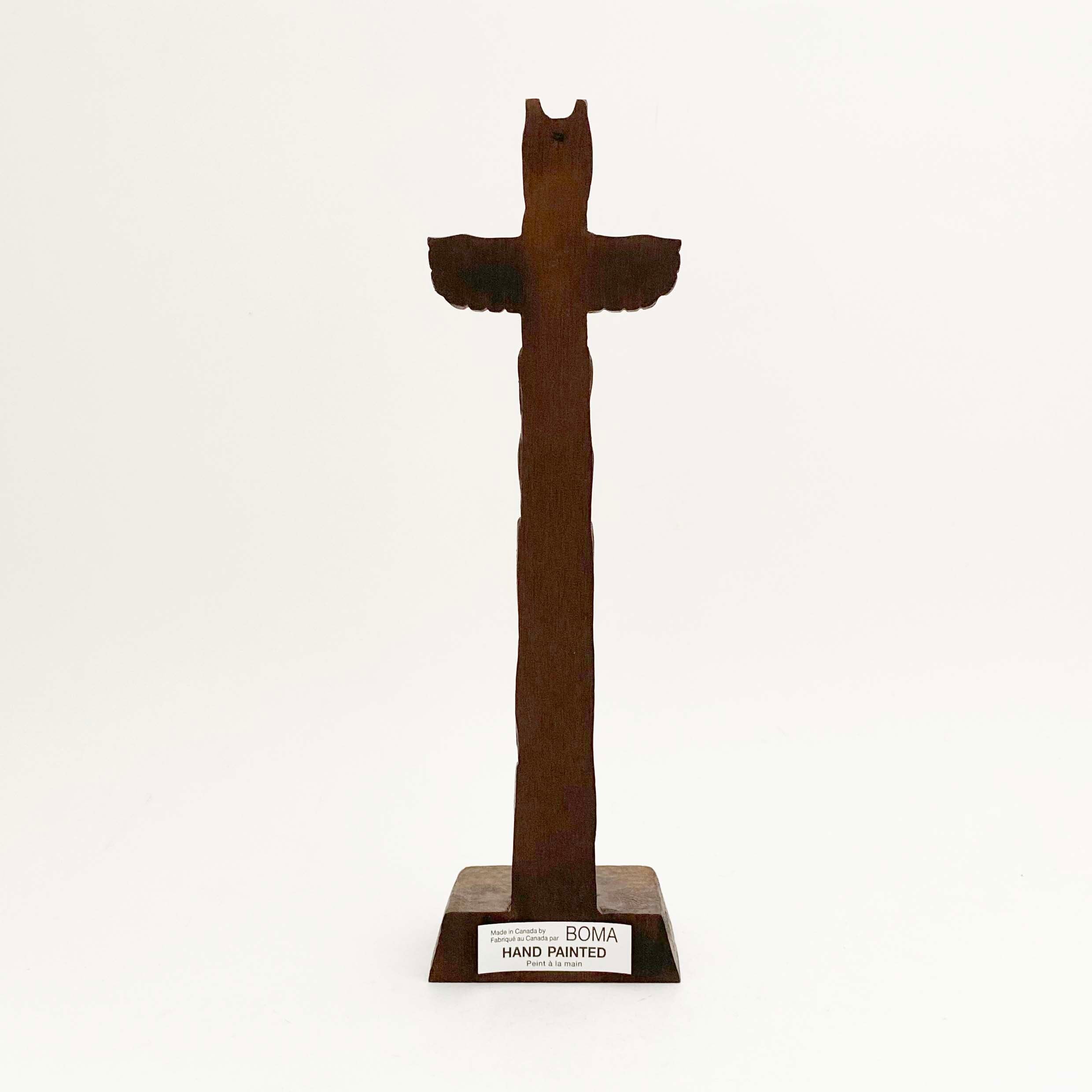 ヴィンテージ・トーテムポール(カナダ先住民)21cm