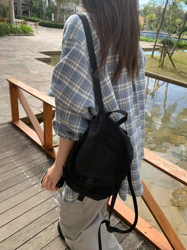 (予約) mellounge  / Milk check shirt 3color