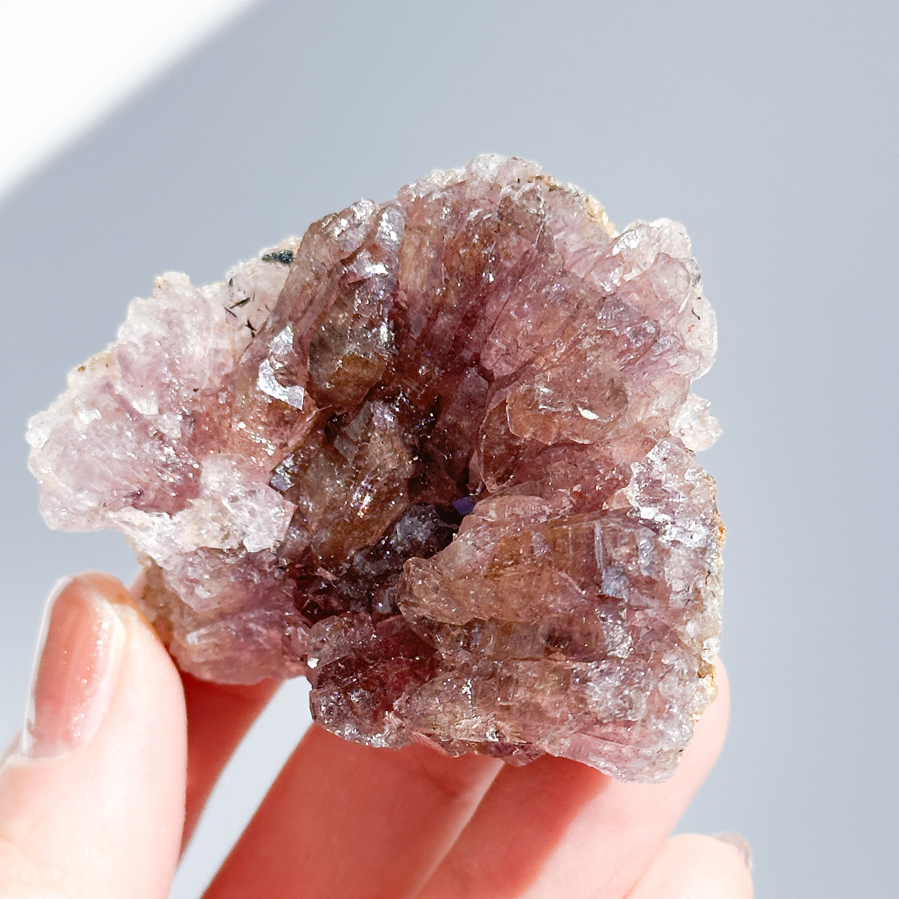 インド・カルール産アメジスト クラスター24◇ Amethyst ◇天然石
