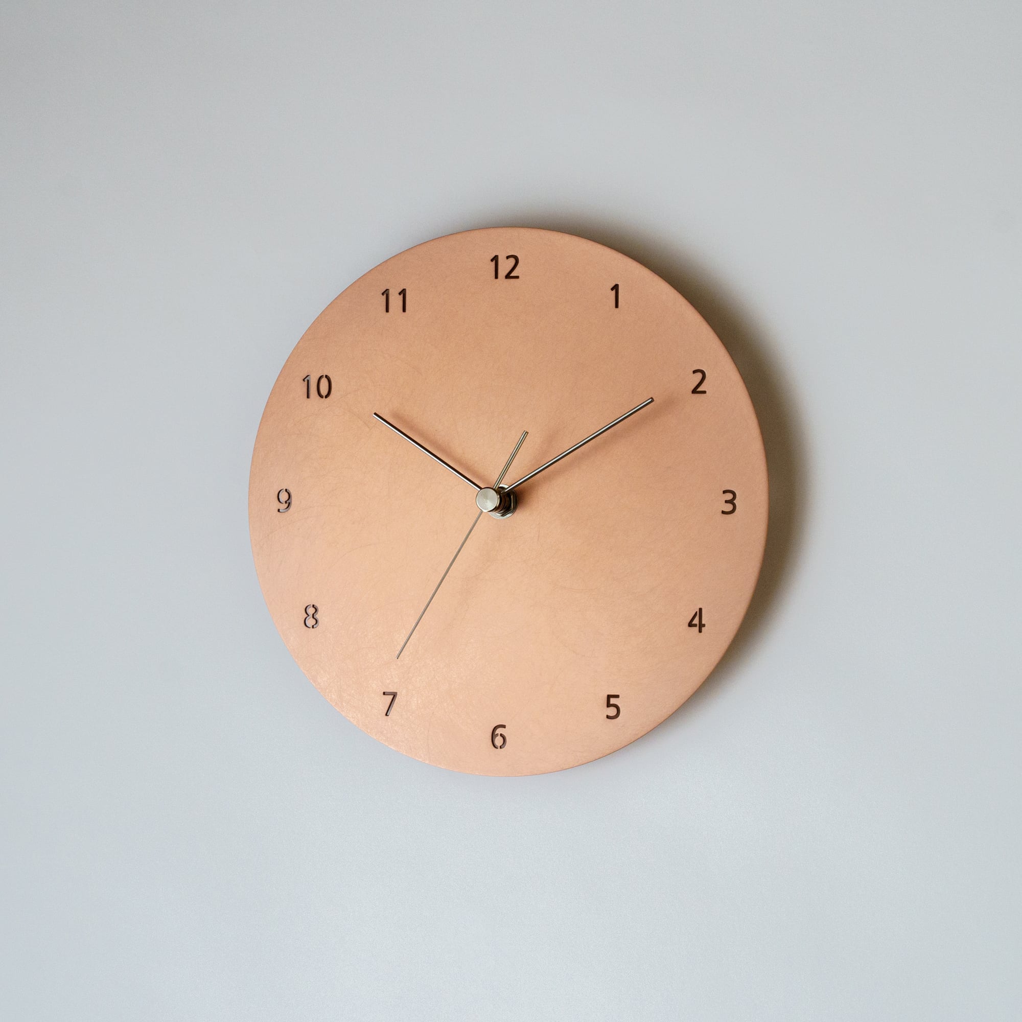 minimal wall clock 220 _ number / copper 壁掛け時計 220 数字 / 銅