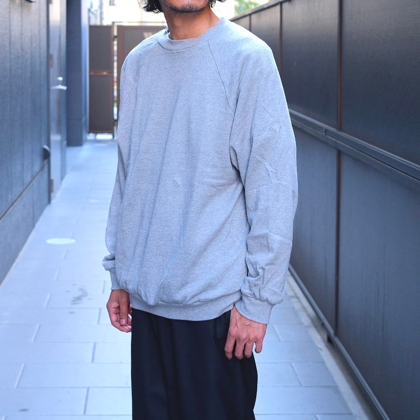 Sans limite(サンリミット) / ミニ裏毛ラグランスウェット長袖-top grey-(W2502042)