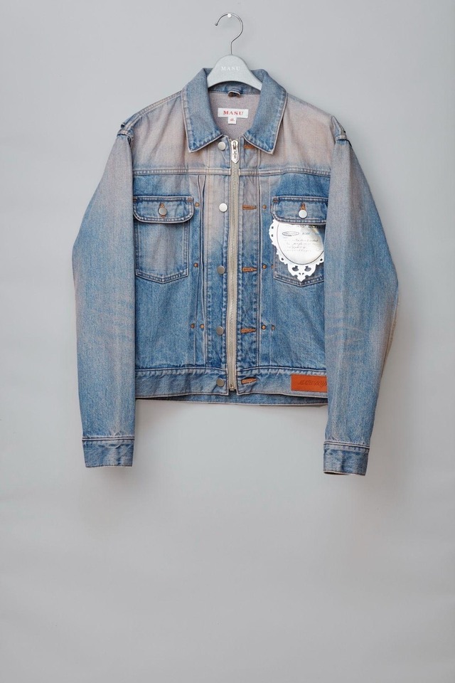 【MASU】"MASUBOYS" DENIM JACKET (OVER DYE)