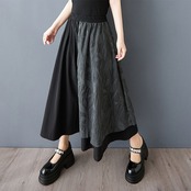 アシンメトリー ドレープ キュロット 00162