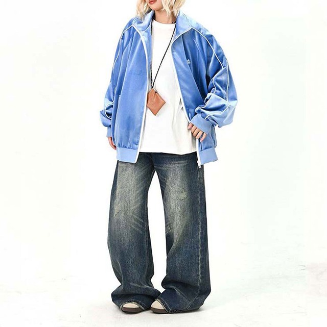 スポーティムードトラックジップアウター 2col   R01492