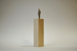 (165)wood figure-mini台付_093