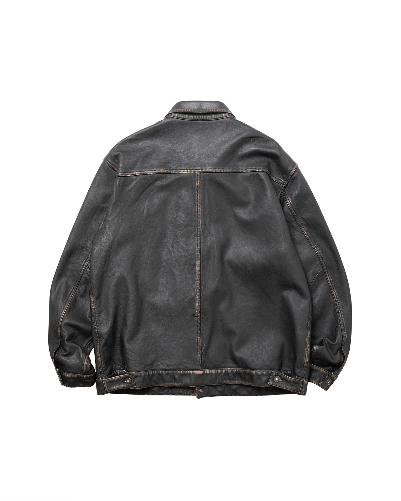 【 Liberaiders 】WASHED LEATHER JACKET
