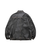 【 Liberaiders 】WASHED LEATHER JACKET