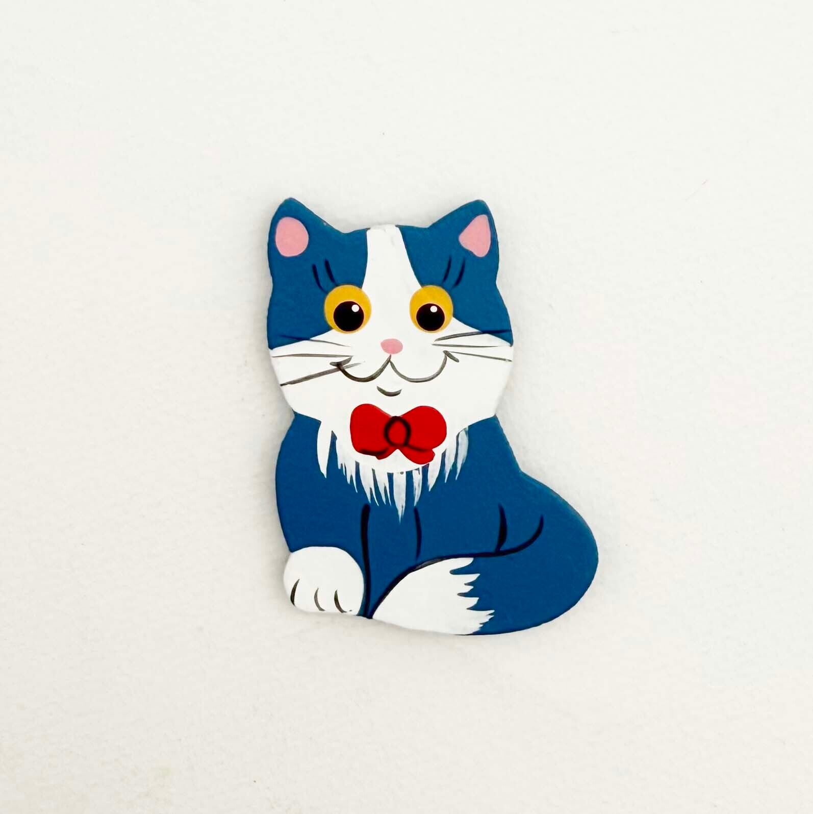 エストニアのマグネット（青猫）