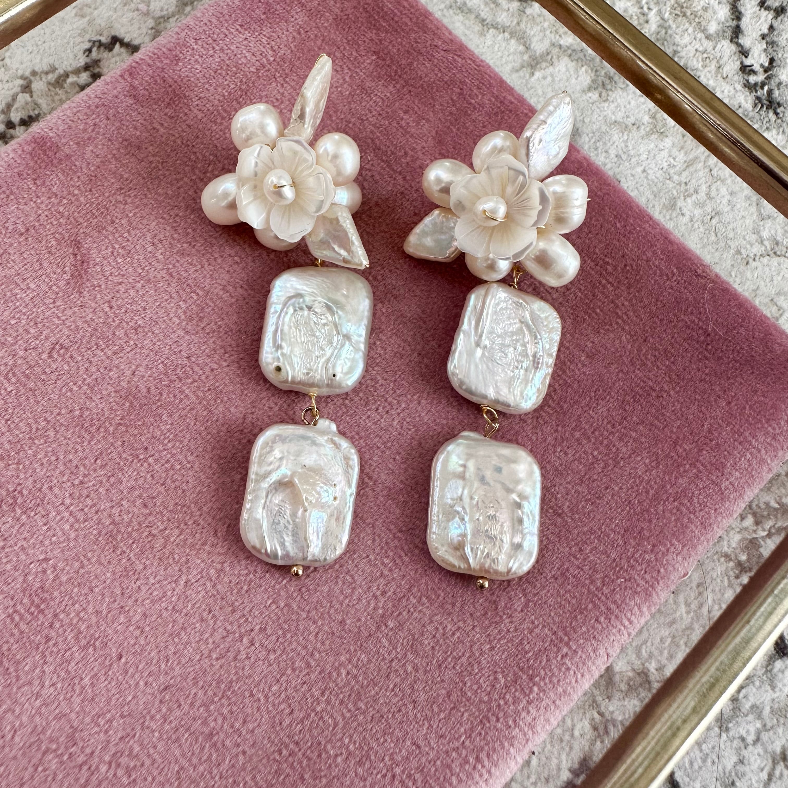 ブライダルピアス【PE-84】 | Lara Laura ♡ ブライダルアクセサリー