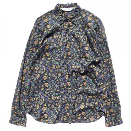 Vintage L / S All Print Shirt [WOOD HOUSE] [1980s-] contemporary BK