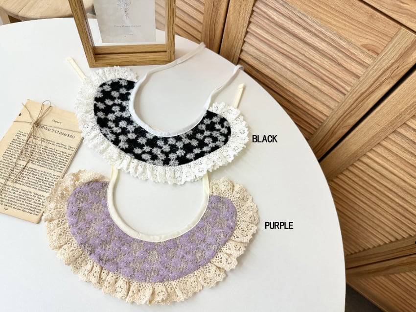 floral cape S ~ L / 犬用 ケープ レース 花柄 アクセサリー 首輪 バンダナ ドッグウェア スカーフ 可愛い 小型犬 中型犬