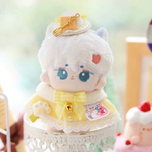 10cm】うさぎ デザート風 ポンチョ マント セット 4色 着ぐるみ ぬい服