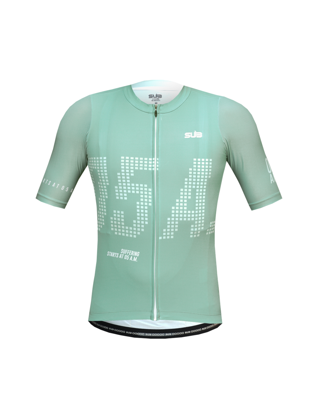 05A.M. Mint Green LOGO Short Sleeves