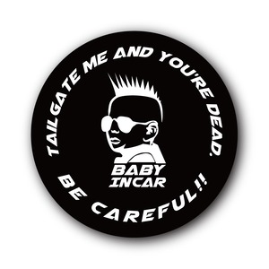 [ステッカー]BABY IN CAR(ブラック)