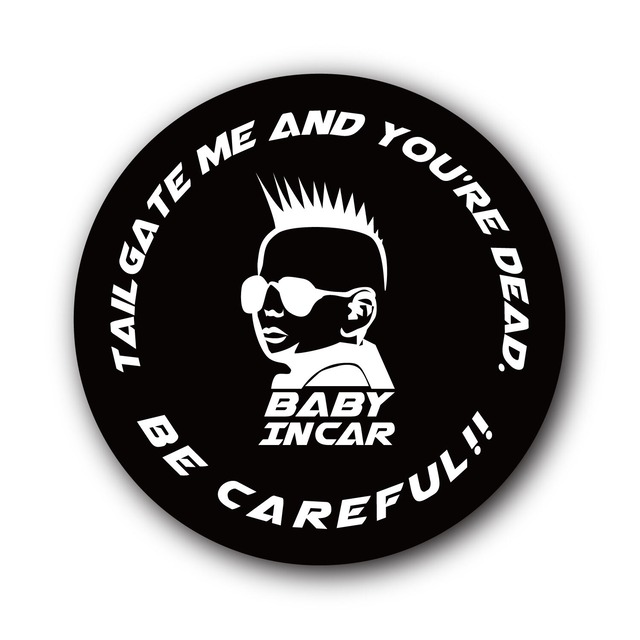 [ステッカー]BABY IN CAR(ブラック)