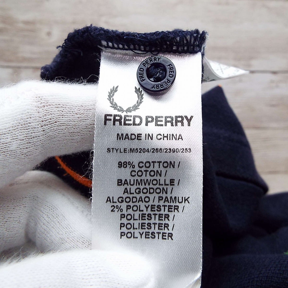 フレッドペリー　FRED PERRY ピーコート大きいサイズ　ブラック