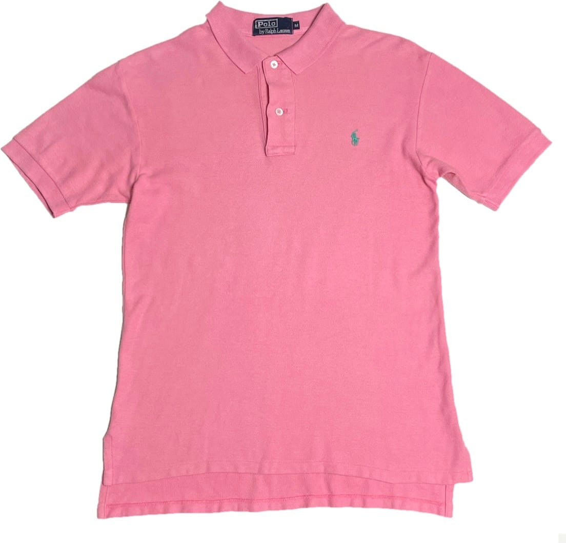 Polo by Ralph Lauren 半袖鹿の子ポロシャツ ピンク Mサイズ