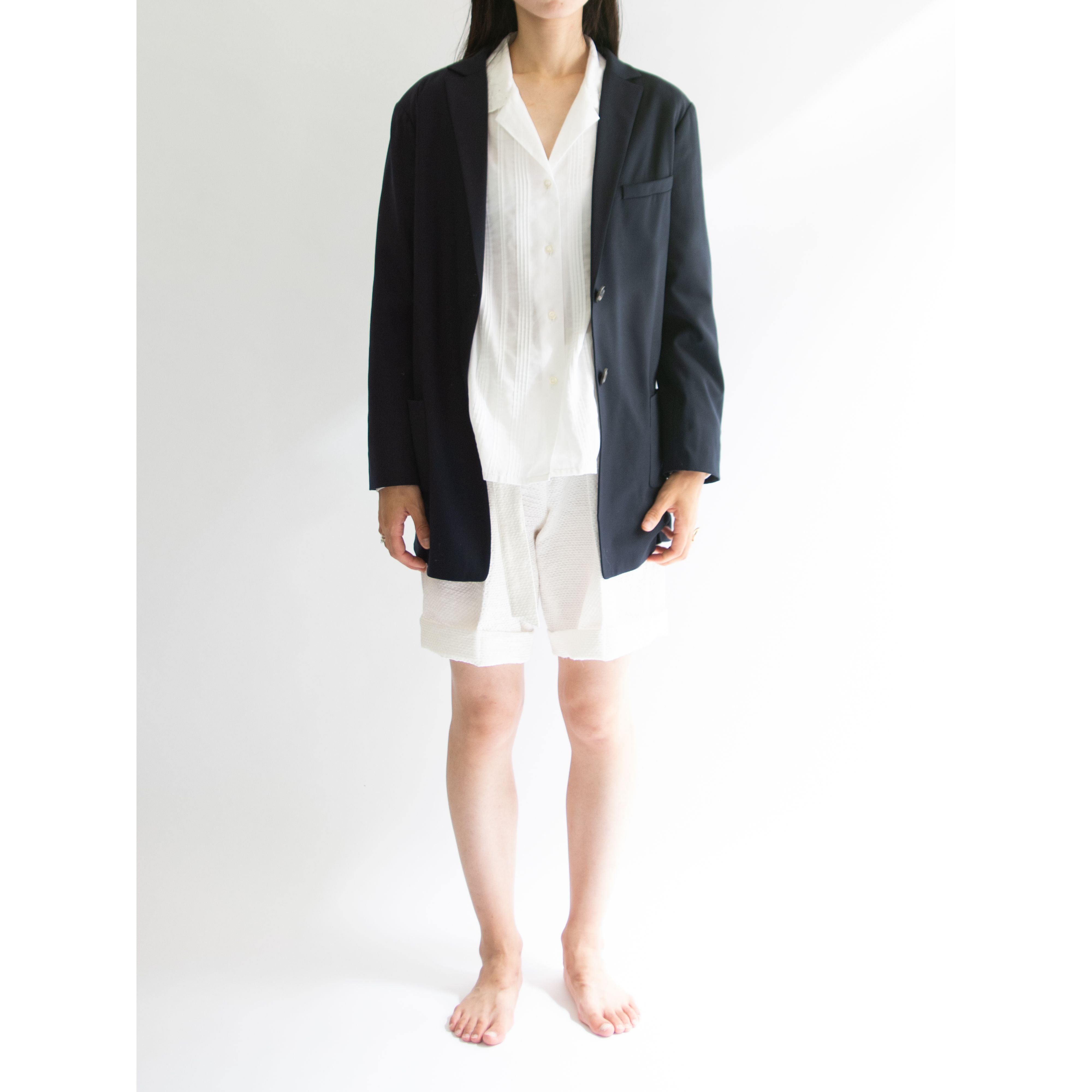 JIL SANDER】Made in Germany Wool-Elastane Stretch Single Jacket