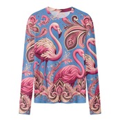 Women's Long Sleeve T Shirt Paisley 4485