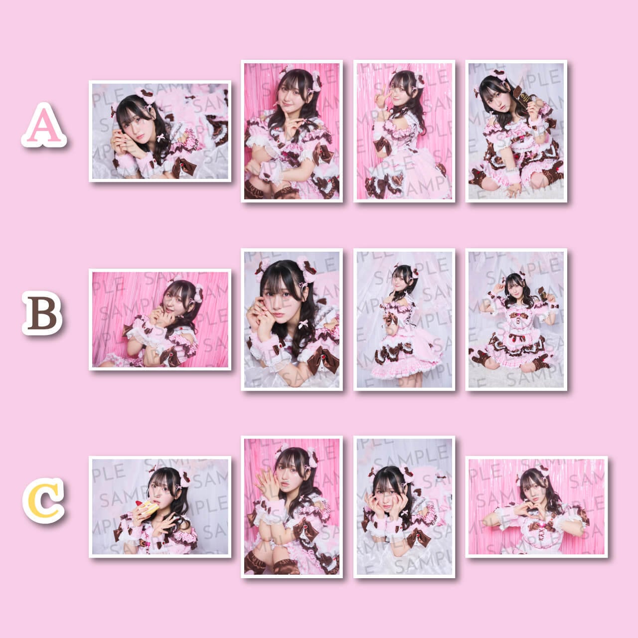 愛梨ここ 生誕記念】ブロマイド4種1セット（×3パターン）【MVG074