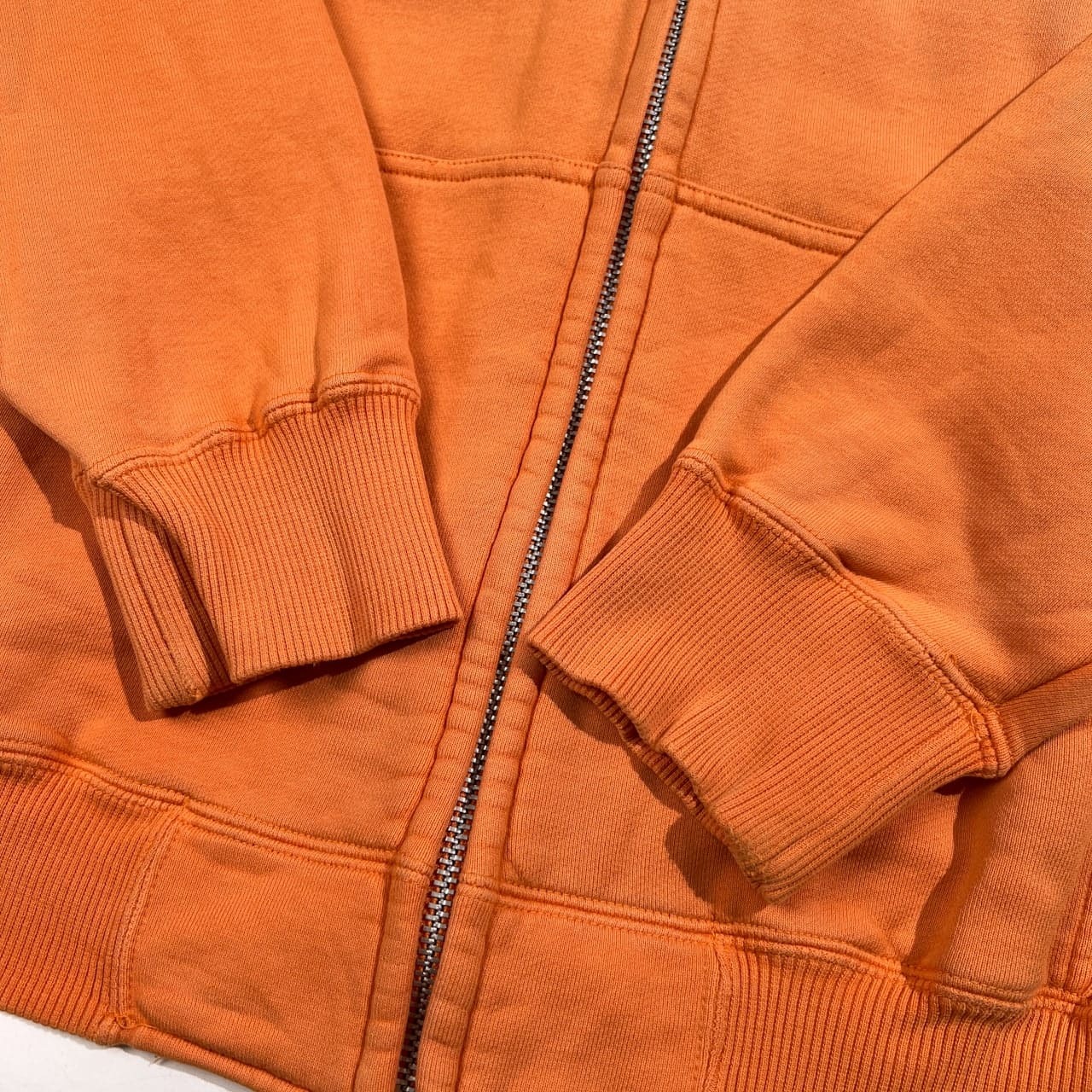 CAPTAIN SANTA キャプテンサンタ プリント ジップアップ スウェット パーカー サイズ XL /オレンジ/メンズ/ジョイマークデザイン