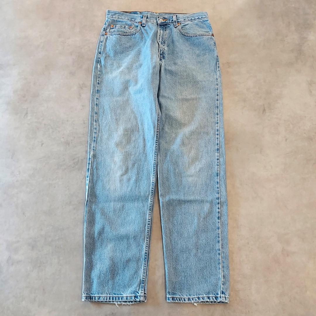 リーバイス550 Levis W34 ブルーデニム 青 00s 古着 17353