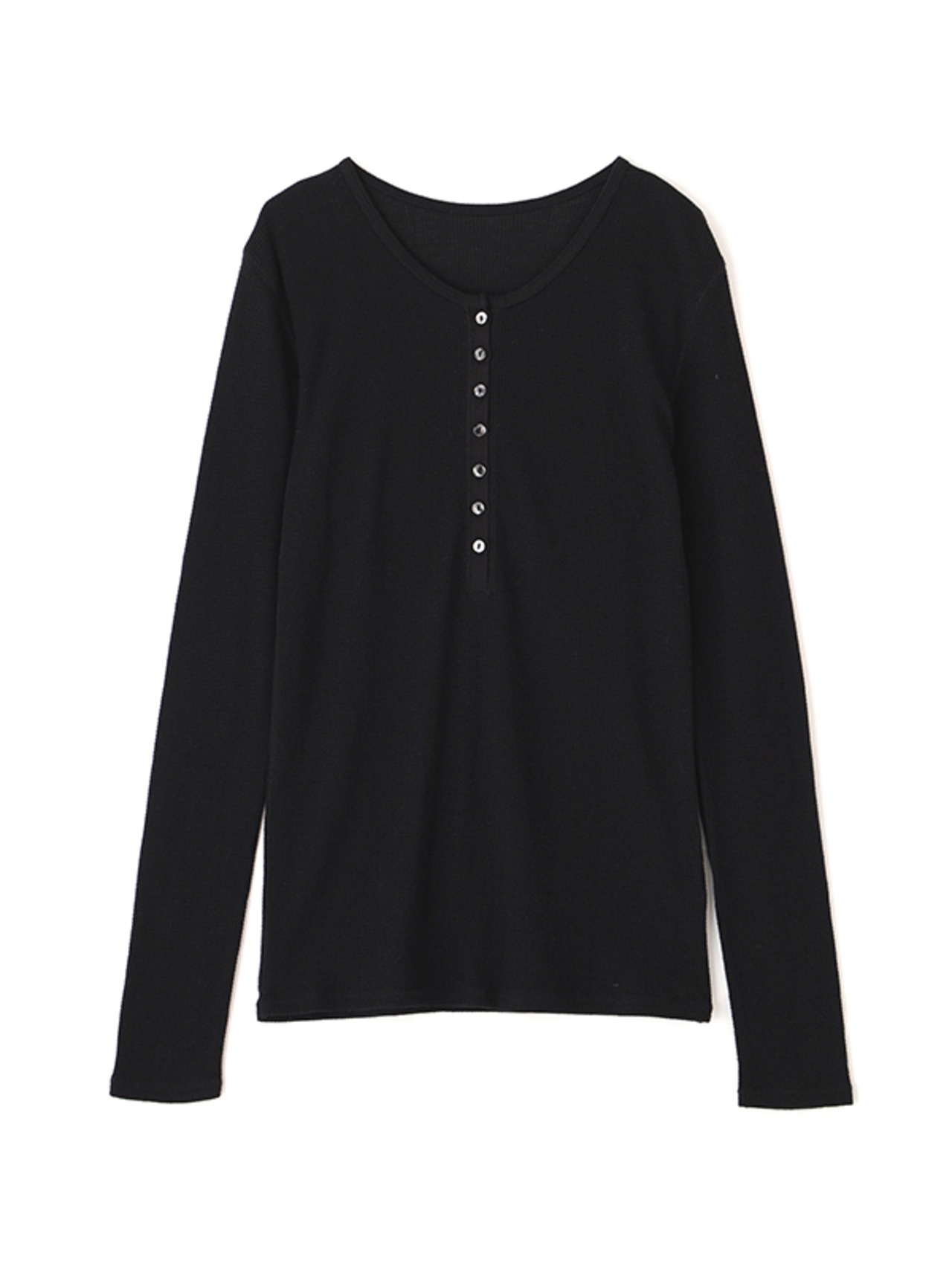 ETRE TOKYO シアーワッフルヘンリーネックプルオーバー