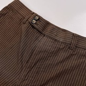 KENZO HOMME ケンゾー オム ストライプ パンツ サイズ 3 /ブラウン系/ライカ/日本製