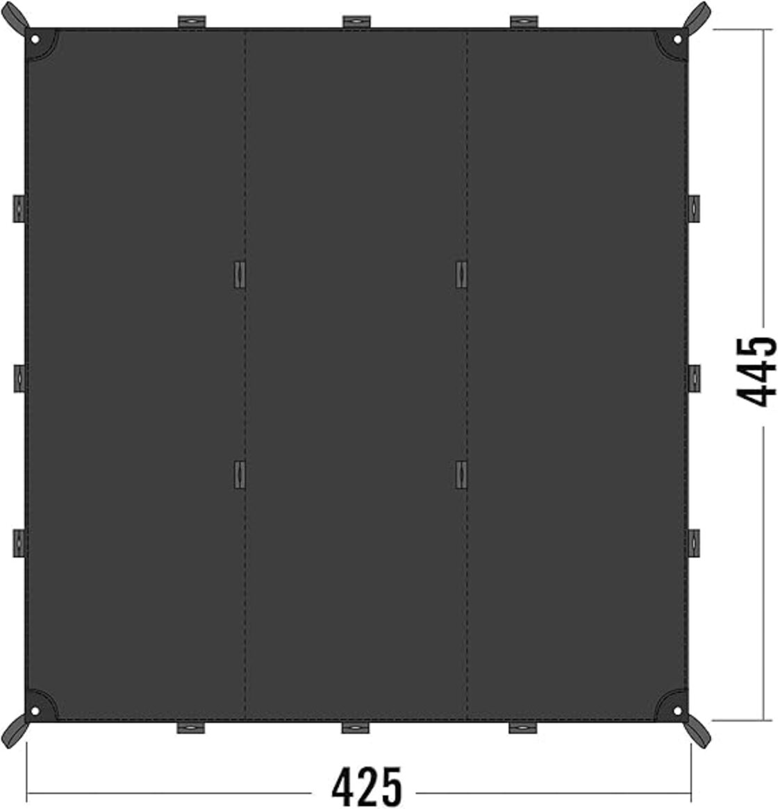 TATONKA(タトンカ) TARP タープ 1 TC ブラック 黒 (日本限定カラー 