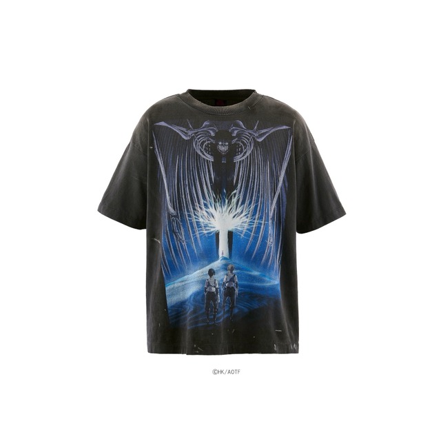 【SAINT Mxxxxxx】AOT_SS TEE/ATTACK ON TITAN　SM-MK8-0000-C77