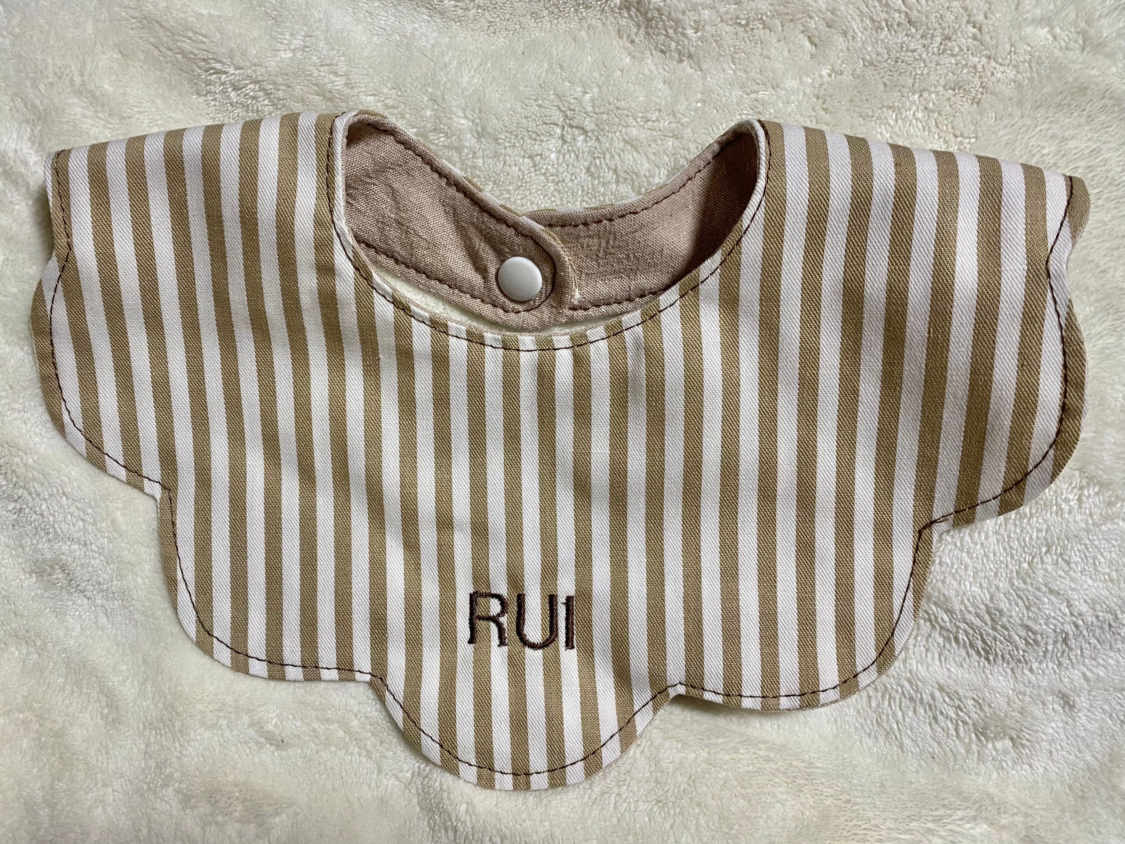 コーデュロイベビースタイ (名前入れ可能) | cosmiclatte