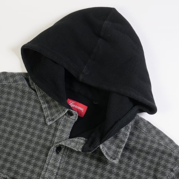 Size【L】 SUPREME シュプリーム 22AW Houndstooth Flannel Hooded