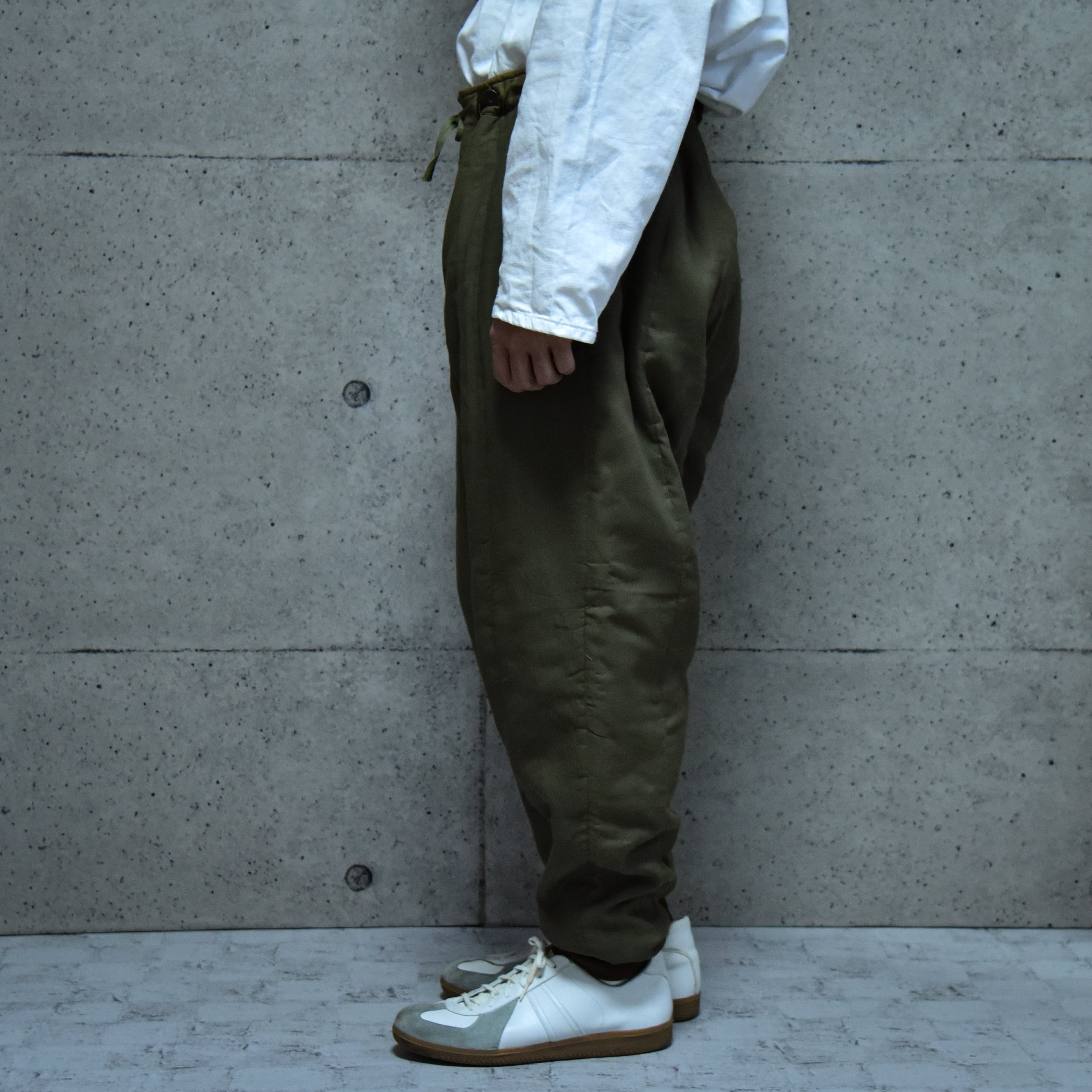 DEAD STOCK】60s Czech Army M60 Liner Rib Pants チェコ軍 ライナー ...