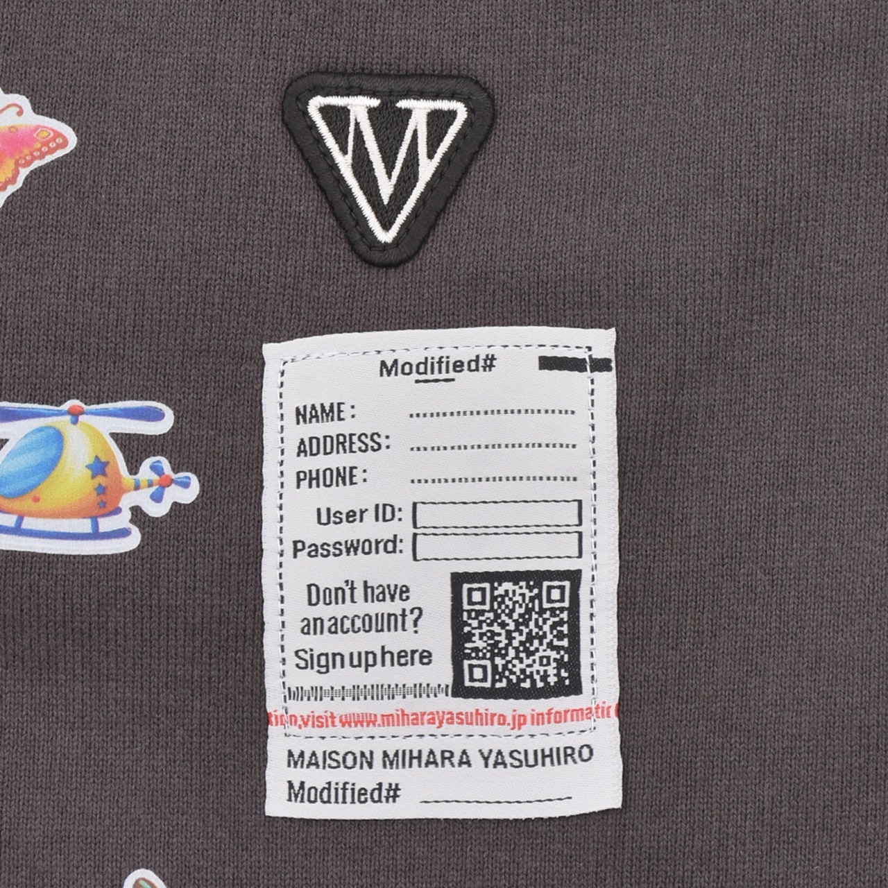 【Maison MIHARA YASUHIRO】KIDS STICKER SWEAT SHORTS - 7