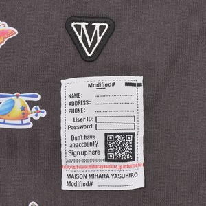 【Maison MIHARA YASUHIRO】KIDS STICKER SWEAT SHORTS