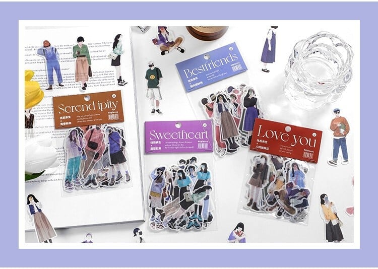 【6446】海外　カッティングシール　女の子　オレンジ系 imgrc0091755508.jpg