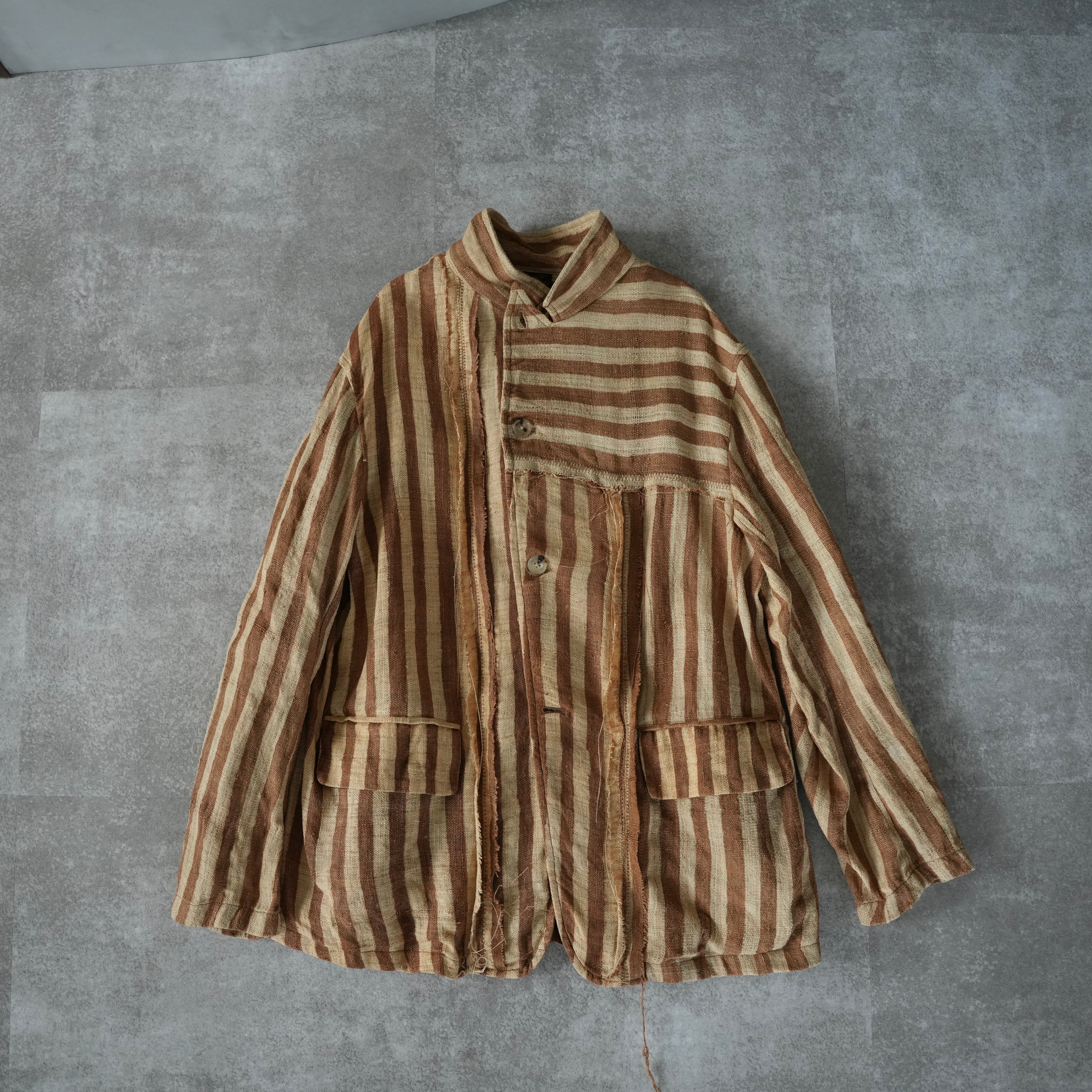 hand woven hemp jacket batik
