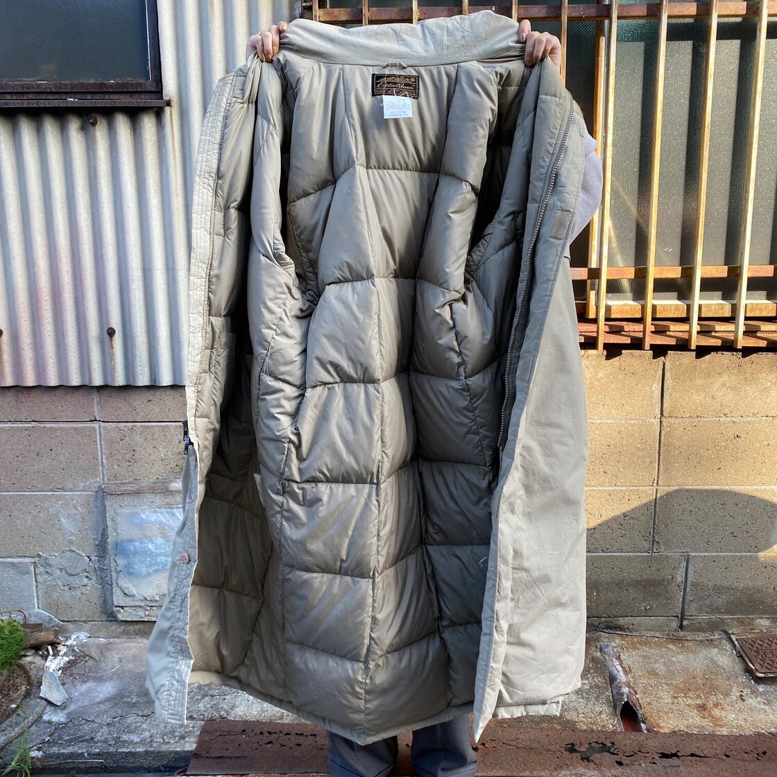80年代 Eddie Bauer エディーバウアー グースダウンジャケット ロング 