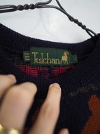 1990’s USA? Elkhan Pure New Wool Squirrel & Rabbit Knit Sweater／L