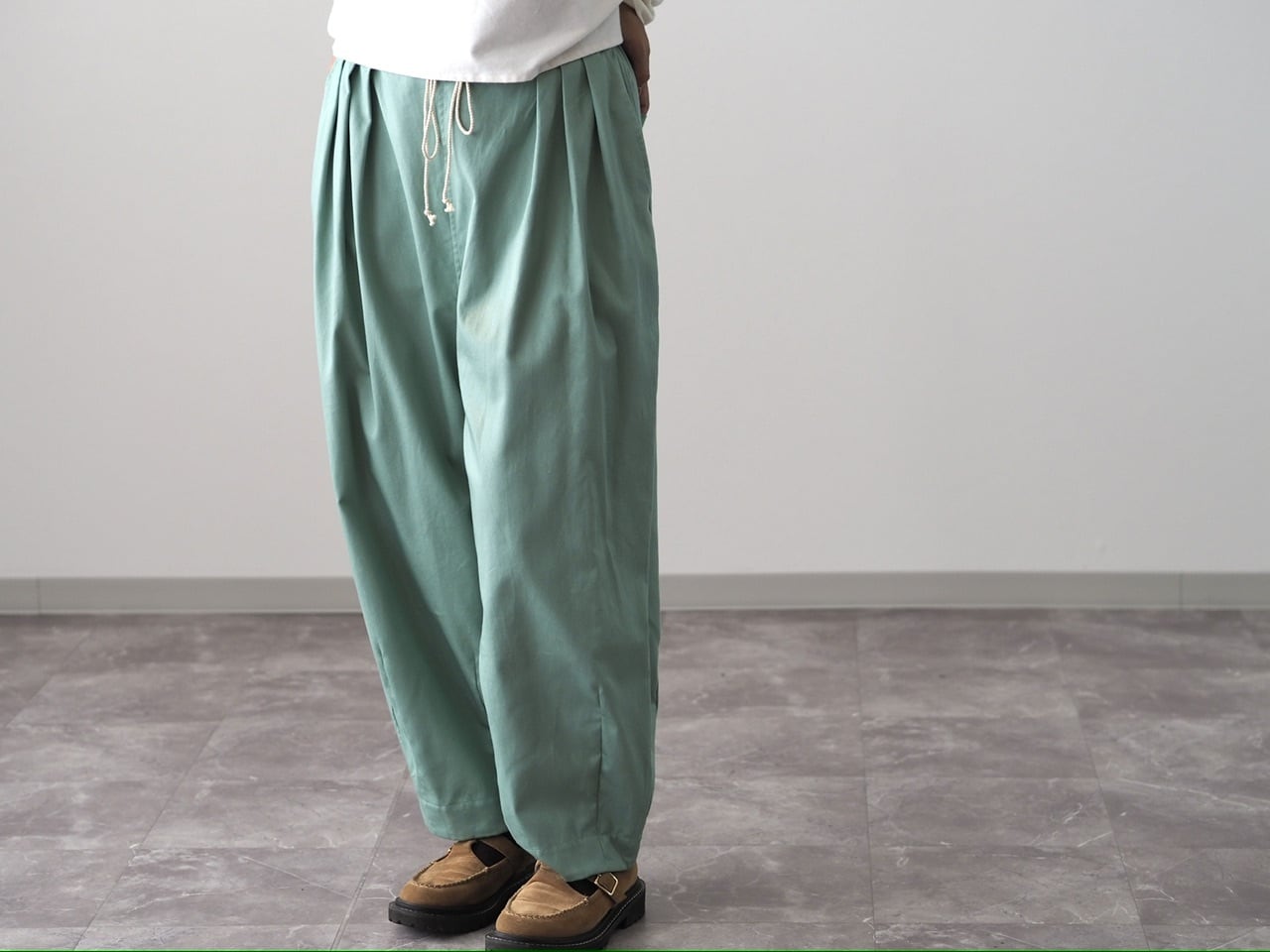 オールシーズン◎/サーカスパンツ(ミズイロ/全8カラー)