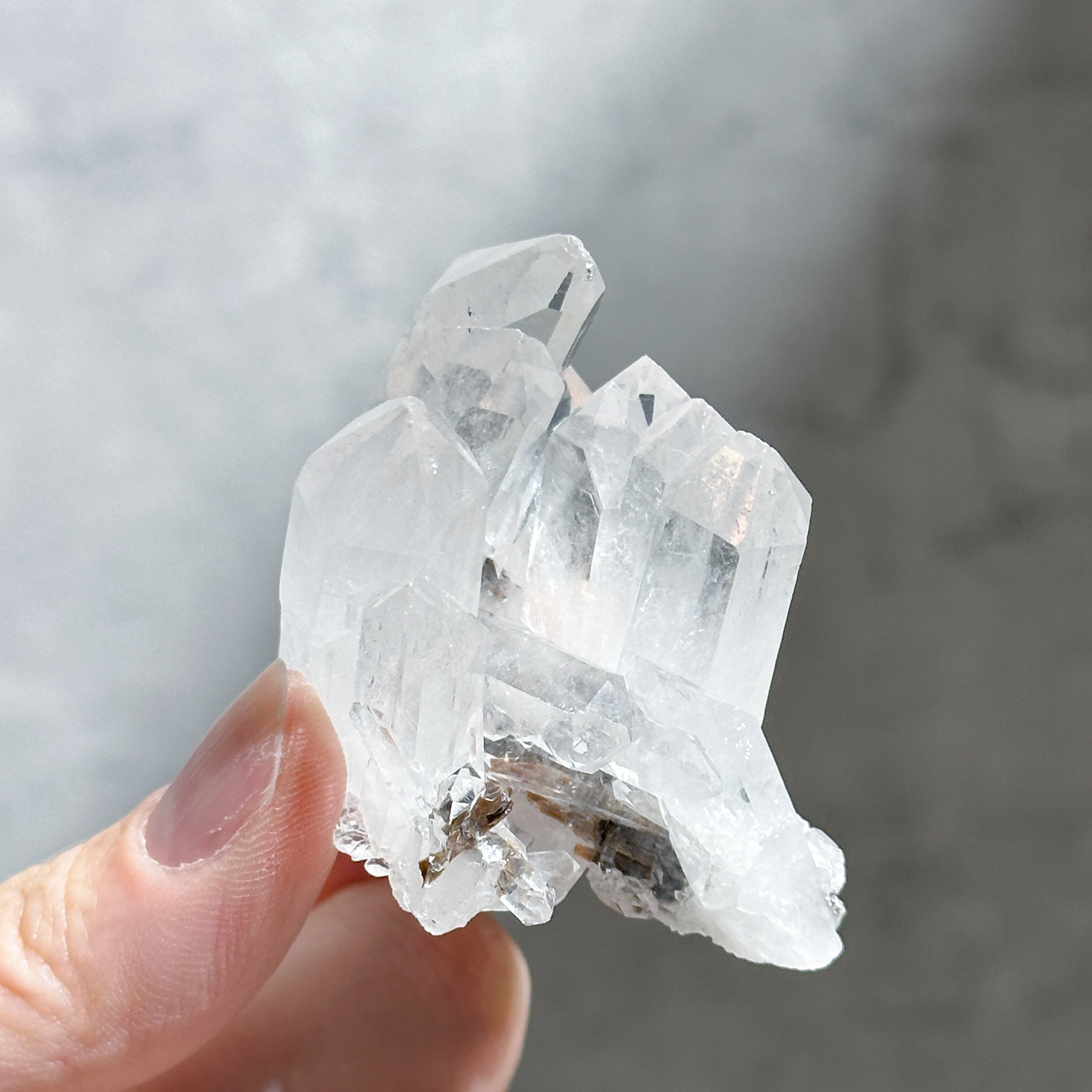 ゼッカ産水晶クリアクォーツ クラスター03◇ Clear Quartz From Zeca