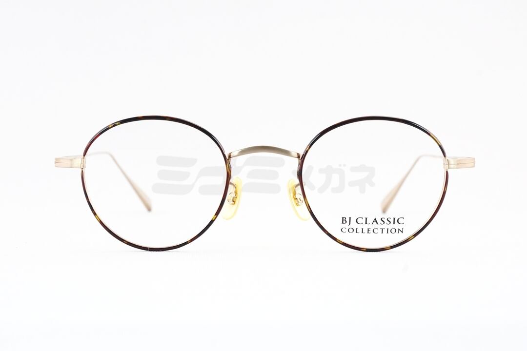 BJ CLASSIC メガネ PREM-114B S NT C-6-2 ボストン 七宝リム チタン