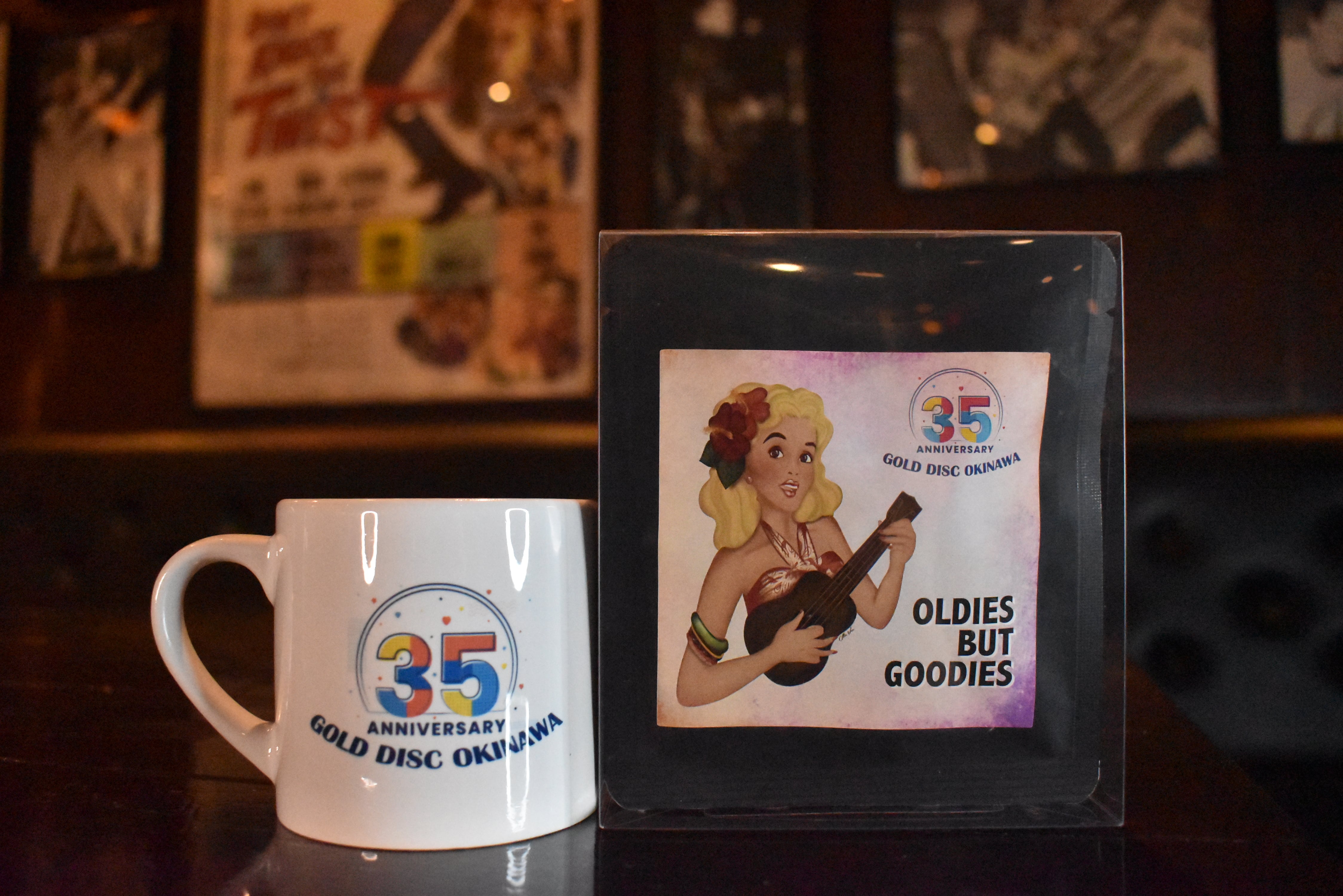 35th ANNIVERSARY 【GOLD DISC OKINAWA × 35COFFEE】ミニマグ＆テトラバッグコーヒーセット